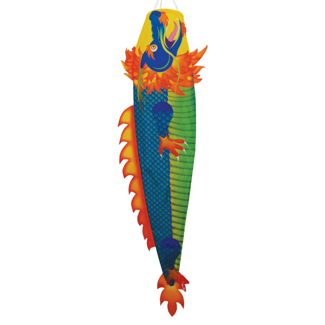 In the Breeze 5171 - Dragon 50" 3D Windsock - Colorful Hanging Décor